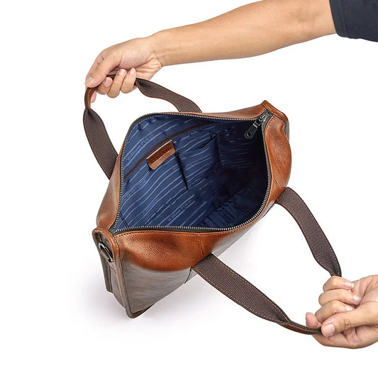 Retro Leather Briefcase for Men